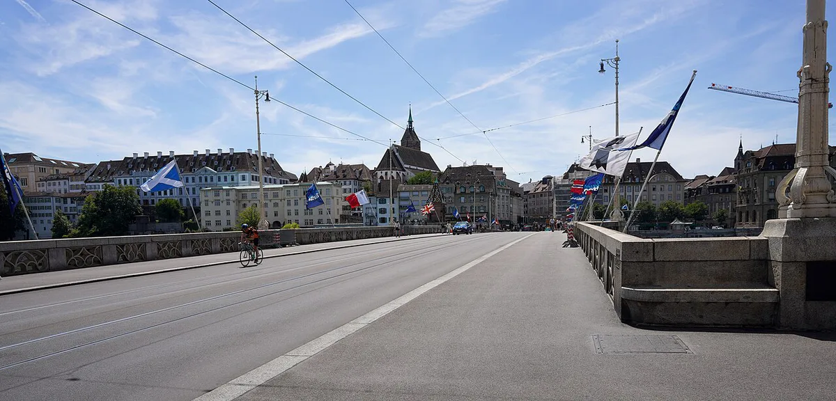 Basel Münster and the Rhine River in Basel, Switzerland — 2