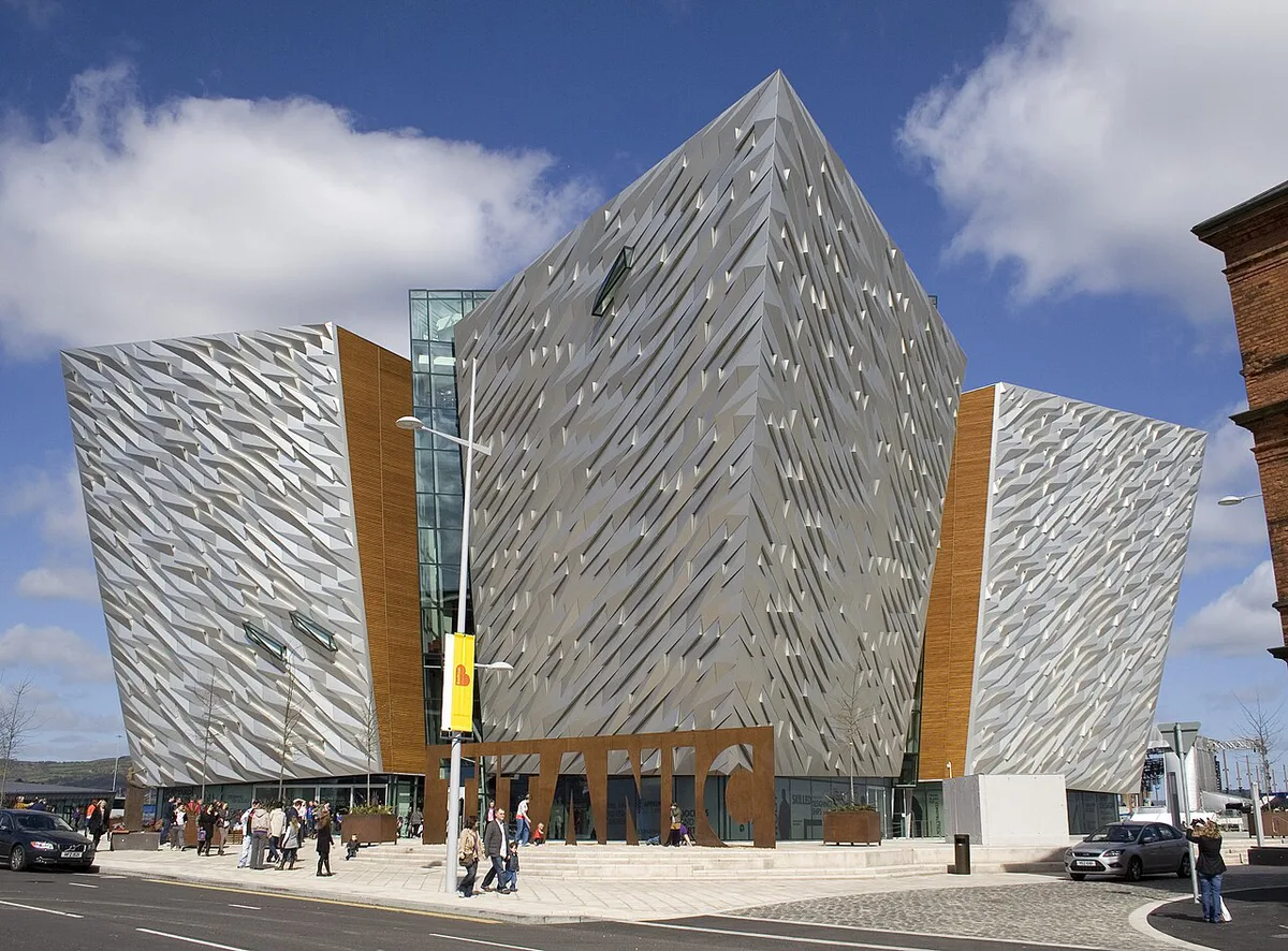 SS Nomadic tender ship beside Titanic Belfast, United Kingdom — 1