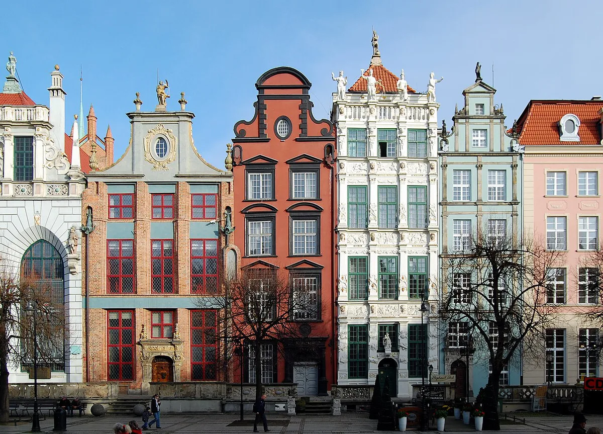 Gdańsk kamienice przy Długim Targu — 1