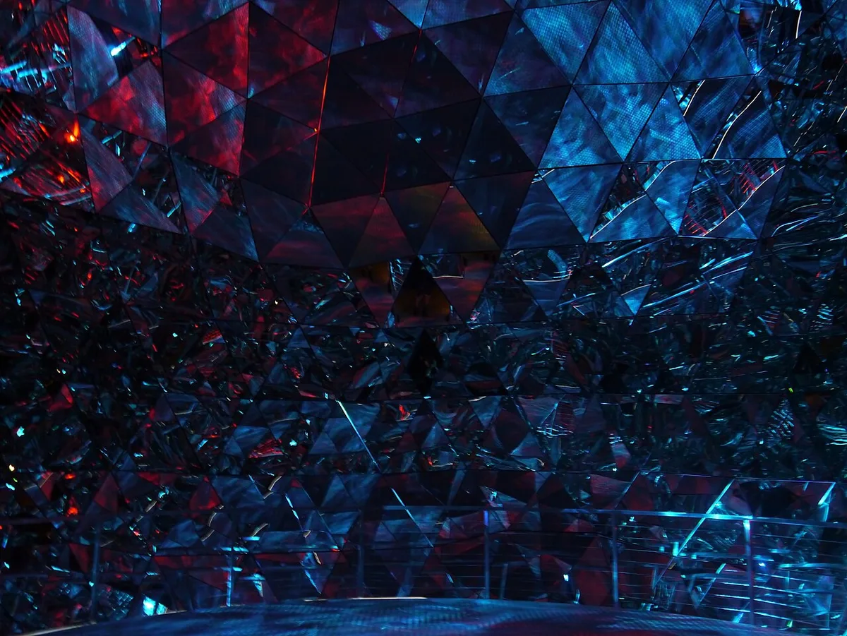 Swarovski Kristallwelten giant crystal face in Wattens near Innsbruck, Austria — 2
