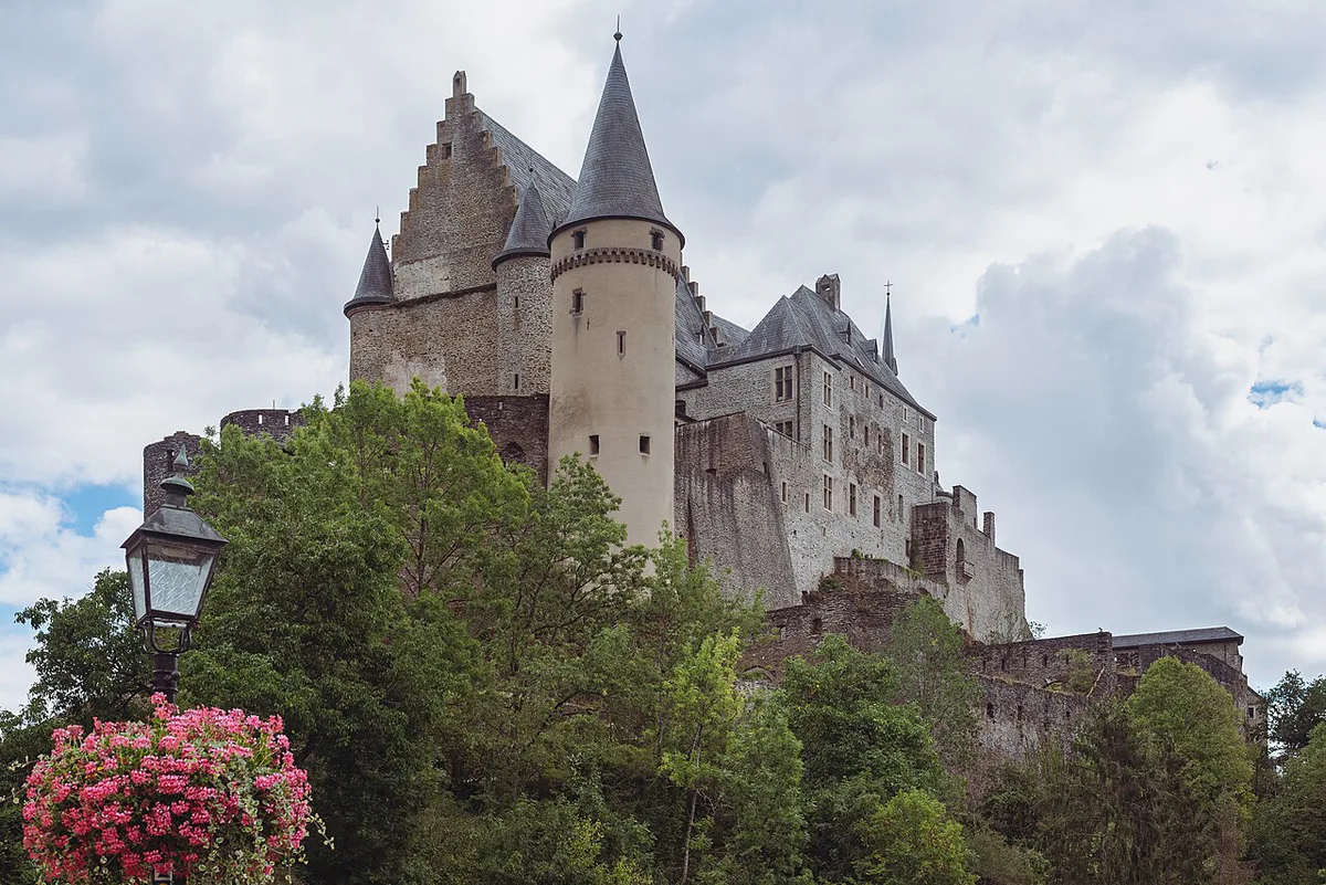 Vianden Castle above the Our valley, Luxembourg — 2